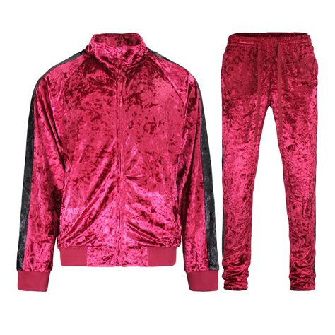 velvet tracksuits men